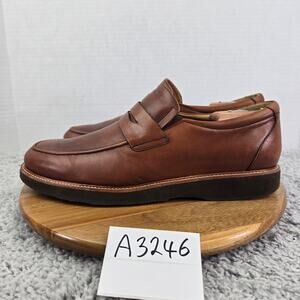 Samuel Hubbard Ivy Legend Whiskey Tan Leather Lifestyle Penny Loafer Mens 11.5